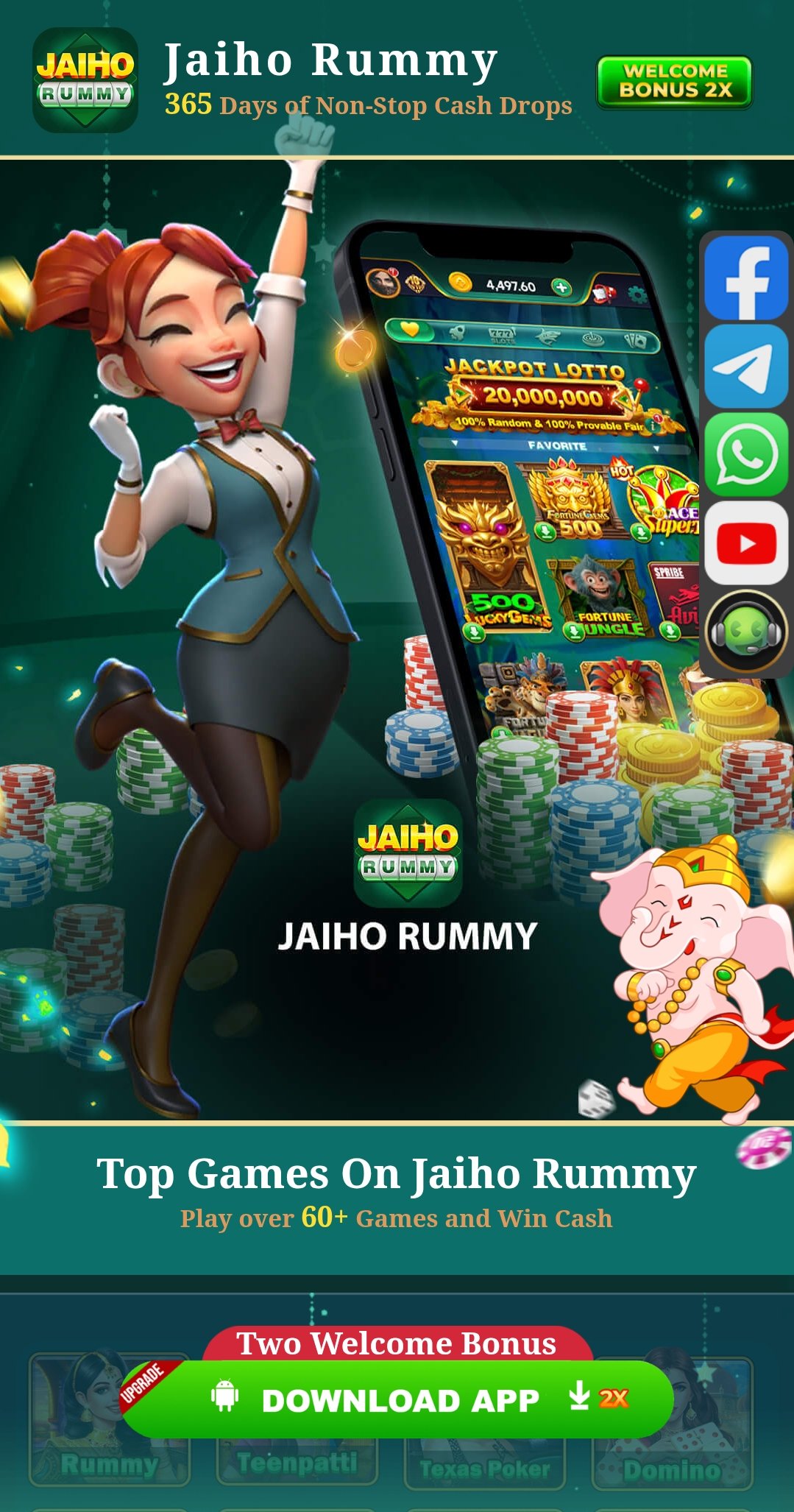 Jaiho Rummy
Jaiho Rummy APK
Jaiho Rummy App